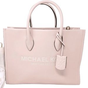 NEW Michael KORS Mirella Pebbled Leather Tote Bag